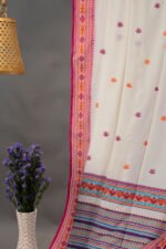 Phulia – Exclusive Mekhla Khadi Cotton Handloom Saree - Image 2