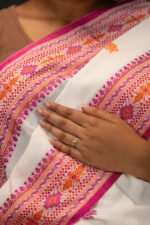 Phulia – Exclusive Mekhla Khadi Cotton Handloom Saree - Image 5