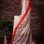 Phulia – Multicolour Floral Pure Cotton Handloom Jamdani Saree