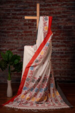 Phulia – Multicolour Floral Pure Cotton Handloom Jamdani Saree