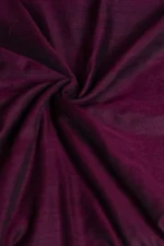 Phulia – Wine Handwoven Saree with Lustrous Metallic Highlights - Image 3