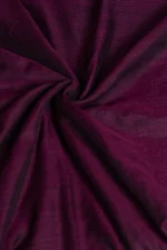 Phulia – Wine Handloom Saree with Lustrous Metallic Highlights - Image 4