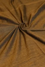 Phulia – Sepia Brown Handloom Saree with Lustrous Metallic Highlights - Image 3