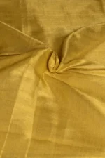 Phulia – Handwoven Honey Gold Raga Tissue Silk Saree - Image 4