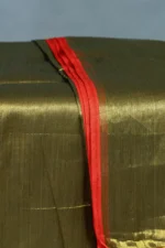 Phulia – Handwoven Copper Gold Raga Tissue Silk Saree - Image 2