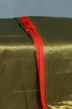 Phulia – Handwoven Copper Gold Raga Tissue Silk Saree - Image 2