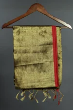 Phulia – Handwoven Copper Gold Raga Tissue Silk Saree - Image 3