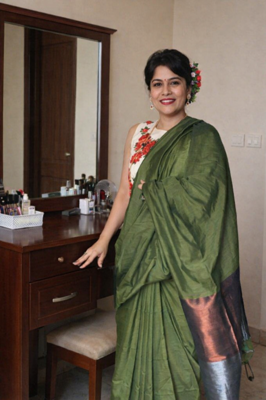 Green Handloom Cotton